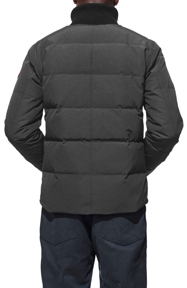 Canada Goose 'Woolford' Slim Fit Down Bomber Jacket, Alternate, color, 