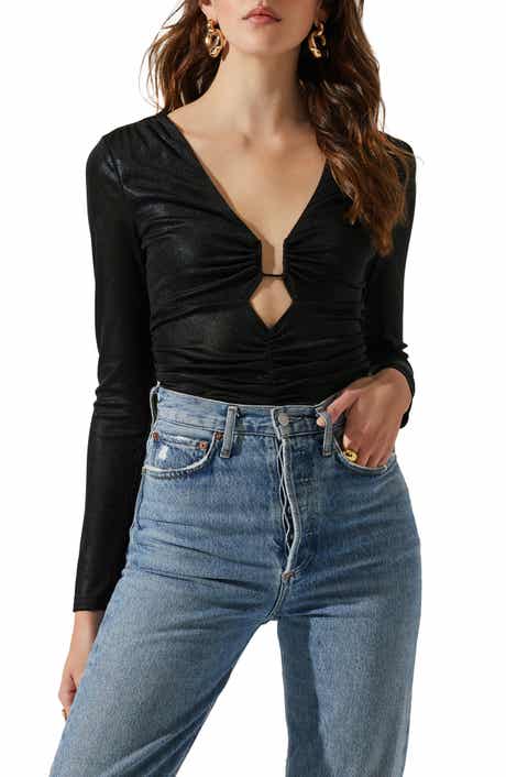 ASTR the Label Josie Keyhole Bodysuit