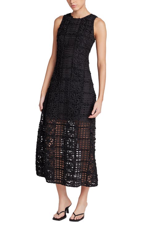 Textured Sleeveless Maxi Dress