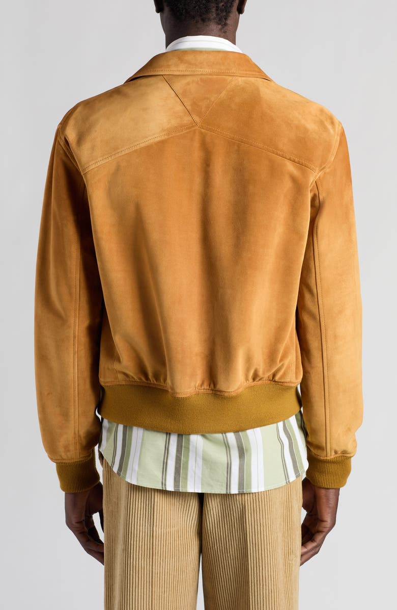 Bottega Veneta Suede Jacket, Alternate, color, 7004 Peanut Butter