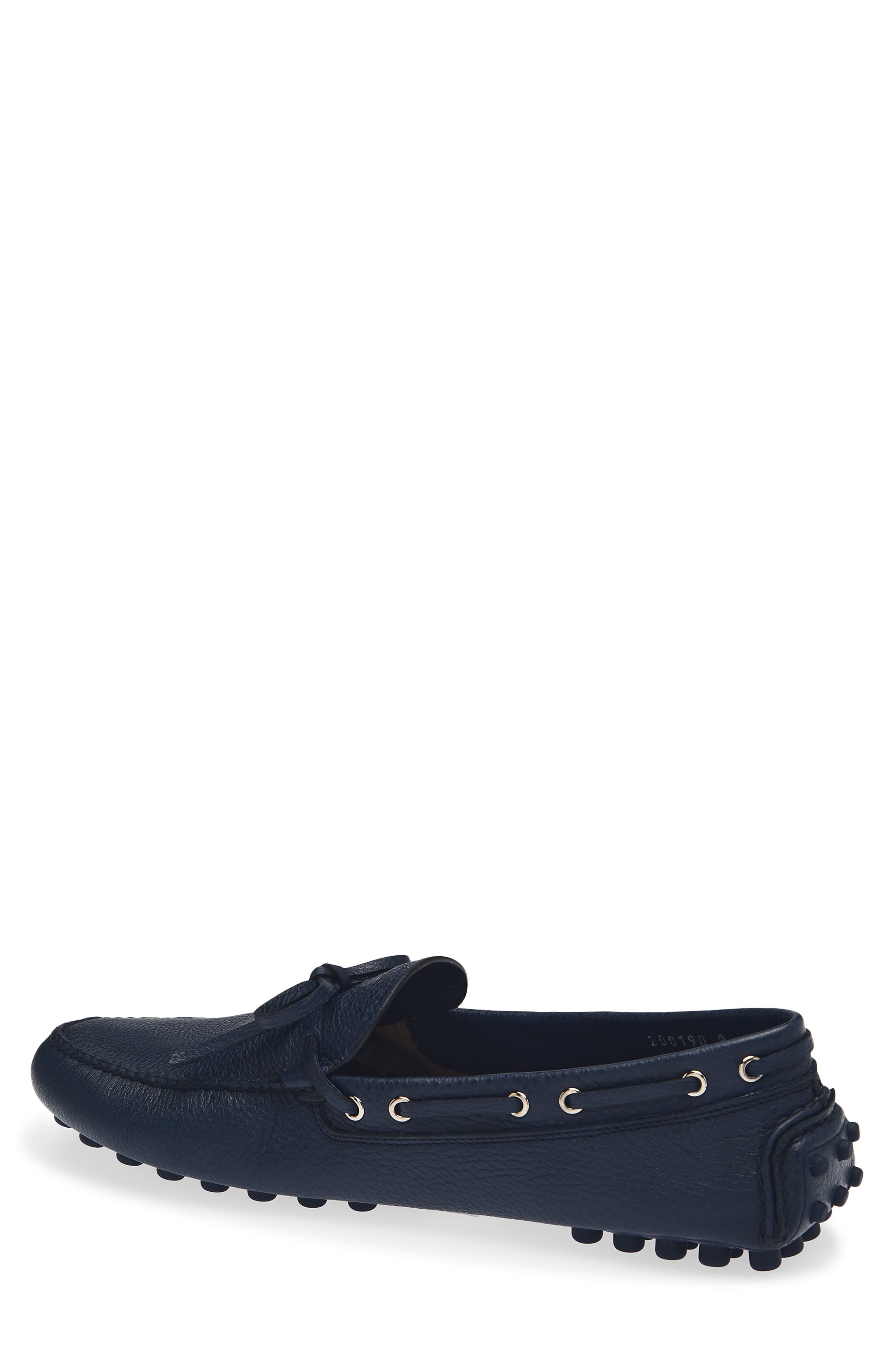 Prada Grid Driving Loafer, Alternate, color, Baltico