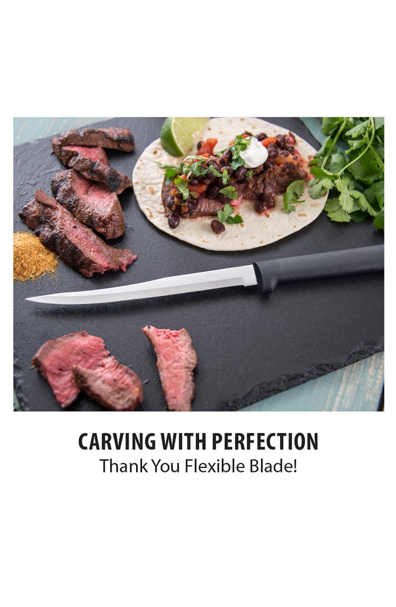 Rada Cutlery 6.625 Carver Boning Knife, Alternate, color, Black