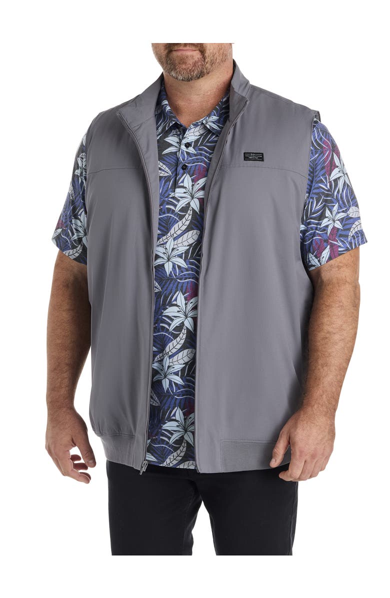 TravisMathew Fit By DXL Big & Tall Wanderlust Vest, Main, color, Quiet Shade
