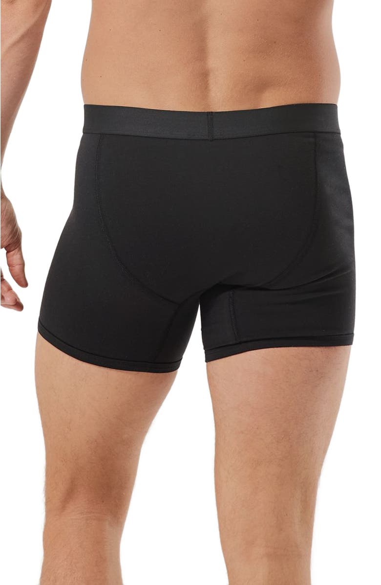 Pact Everyday Boxer Brief 4-Pack Made With Organic Cotton, Alternate, color, Black