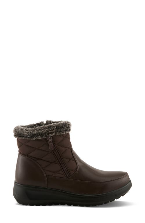 Flexus By Spring Step Alama Waterproof Winter Boot In Brown