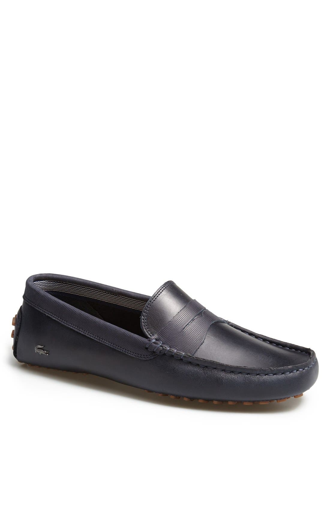 'Concours 9' Driving Shoe, Main, color, NAVY