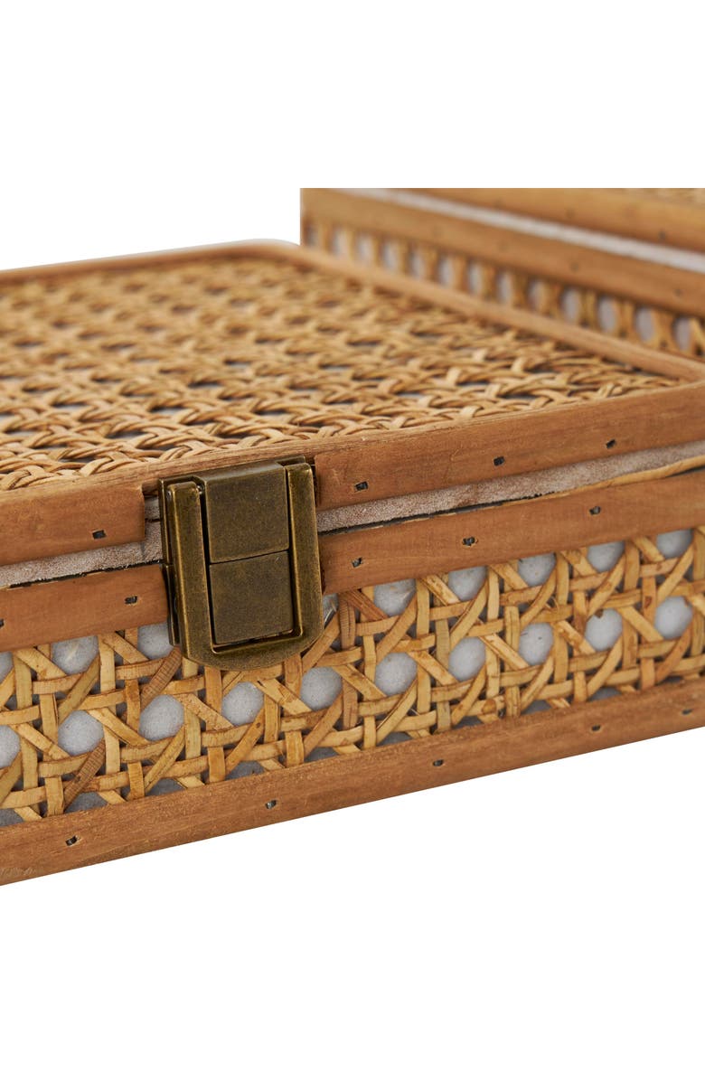 UMA Contemporary Set of 2 Natural Rattan Boxes, Alternate, color,
