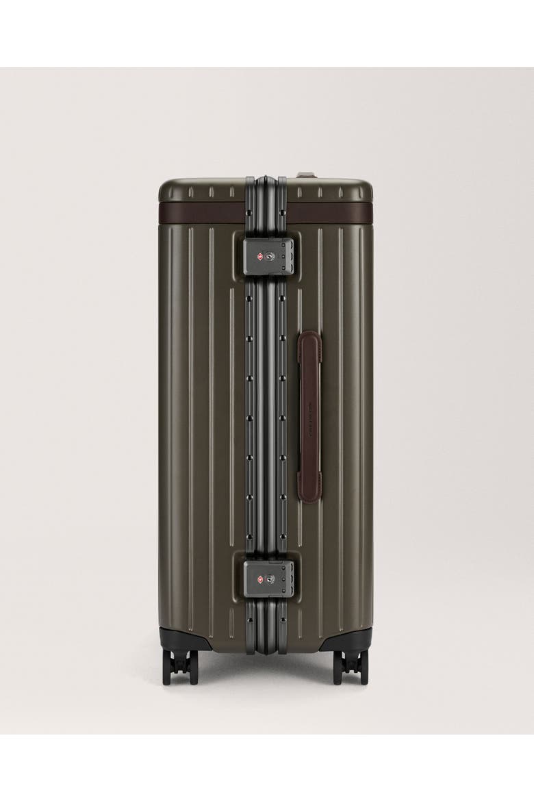 The Check-in Suitcase, Alternate, color, Dark Olive / Chocolate