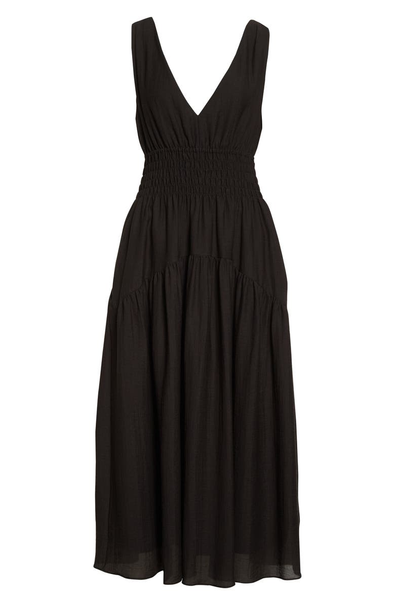 Vince V-Neck Sleeveless Dress, Alternate, color, 