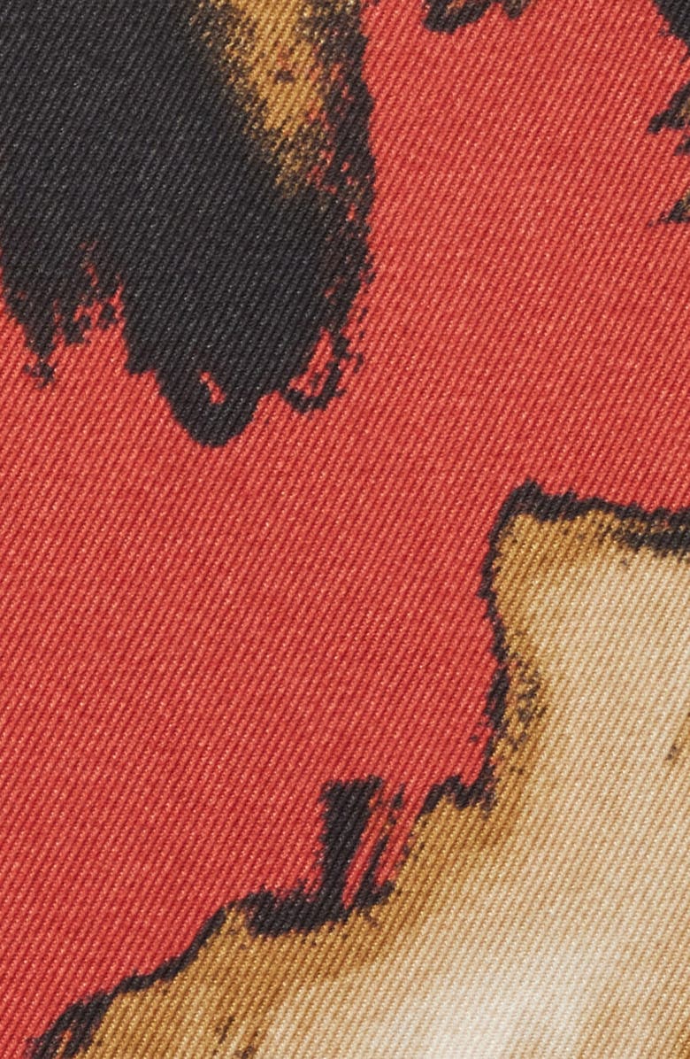 Anne Klein Floral Sleeveless Swing Dress, Alternate, color, Spiced Berry Multi