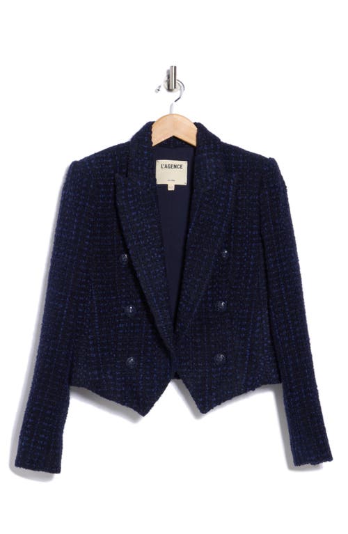 L'agence Lila Boxy Blazer In Black
