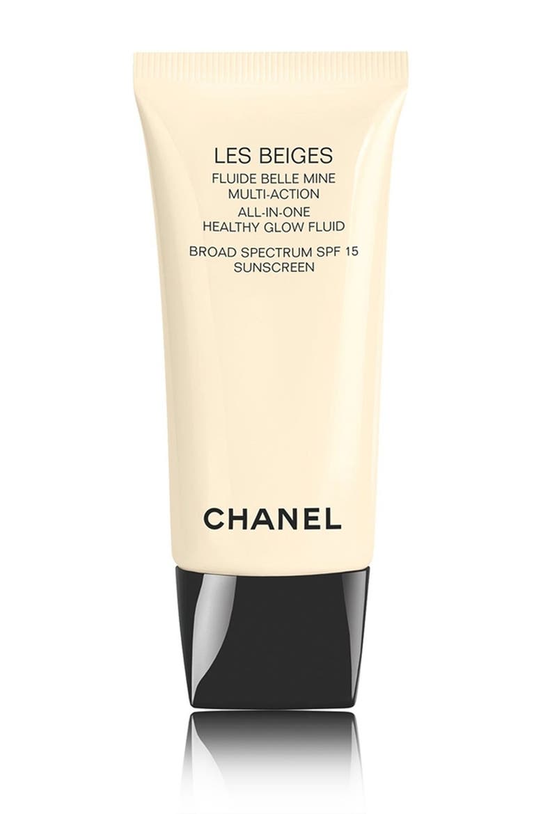 LES BEIGES 
All-In-One Healthy Glow Fluid Broad Spectrum SPF 15 Sunscreen, Main, color, 60