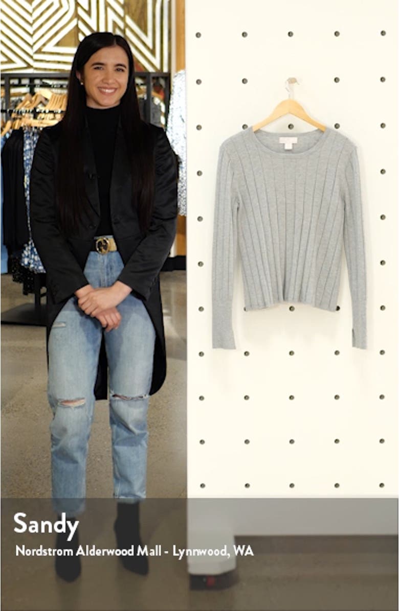 Easy Ribbed Sweater, sales video thumbnail