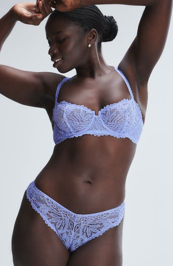 Romantic Corded Lace Unlined Underwire Bra