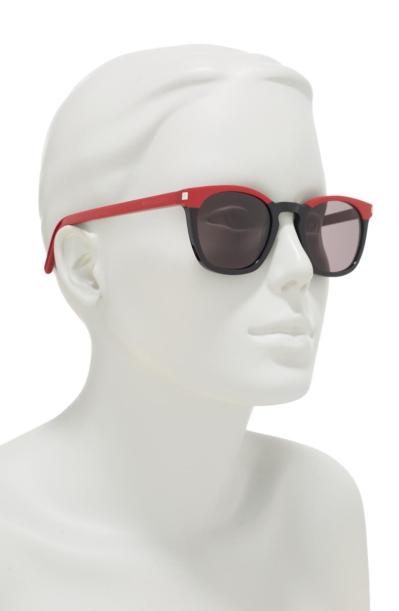 Saint Laurent 49mm Square Sunglasses, Alternate, color,