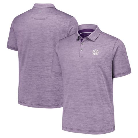 Men's Tommy Bahama  Purple Chicago Cubs Sport San Raphael Island Zone Polo