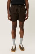 Les Deux Stan Seersucker Swim Shorts