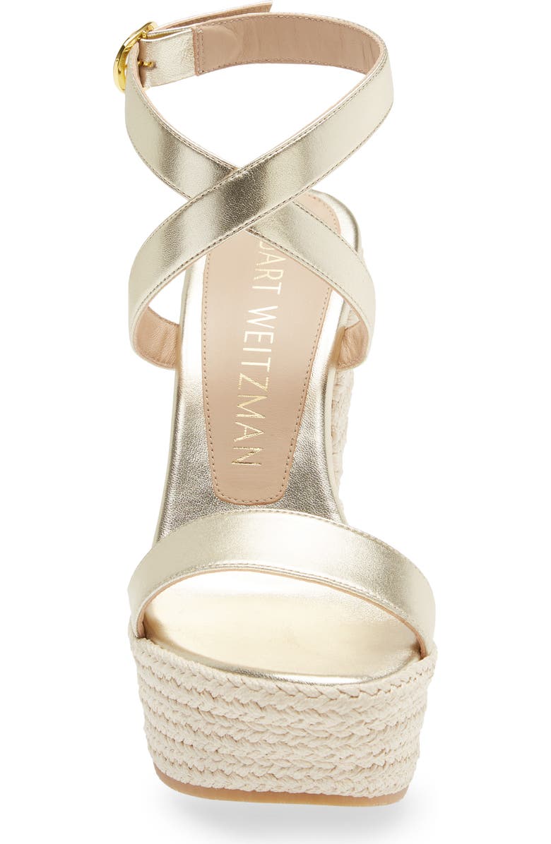 Stuart Weitzman Alex Platform Wedge Sandal, Alternate, color,