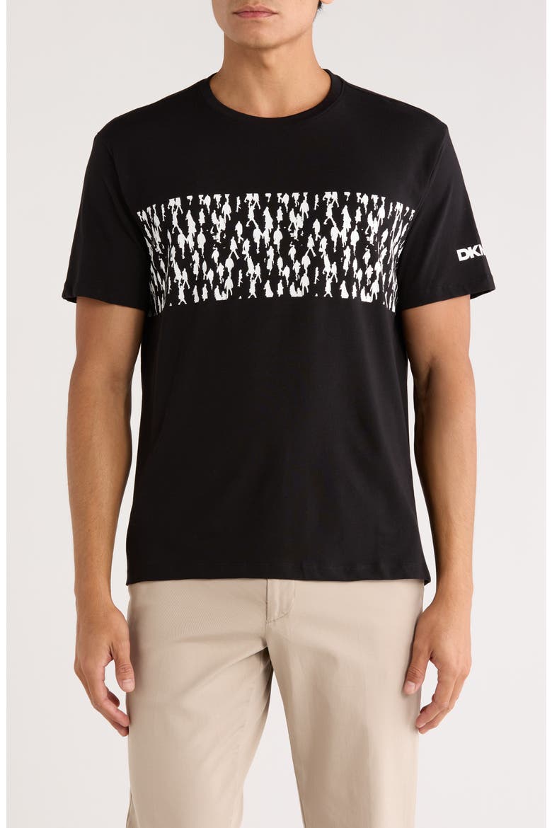 Loren Graphic T-Shirt, Main, color, BLACK