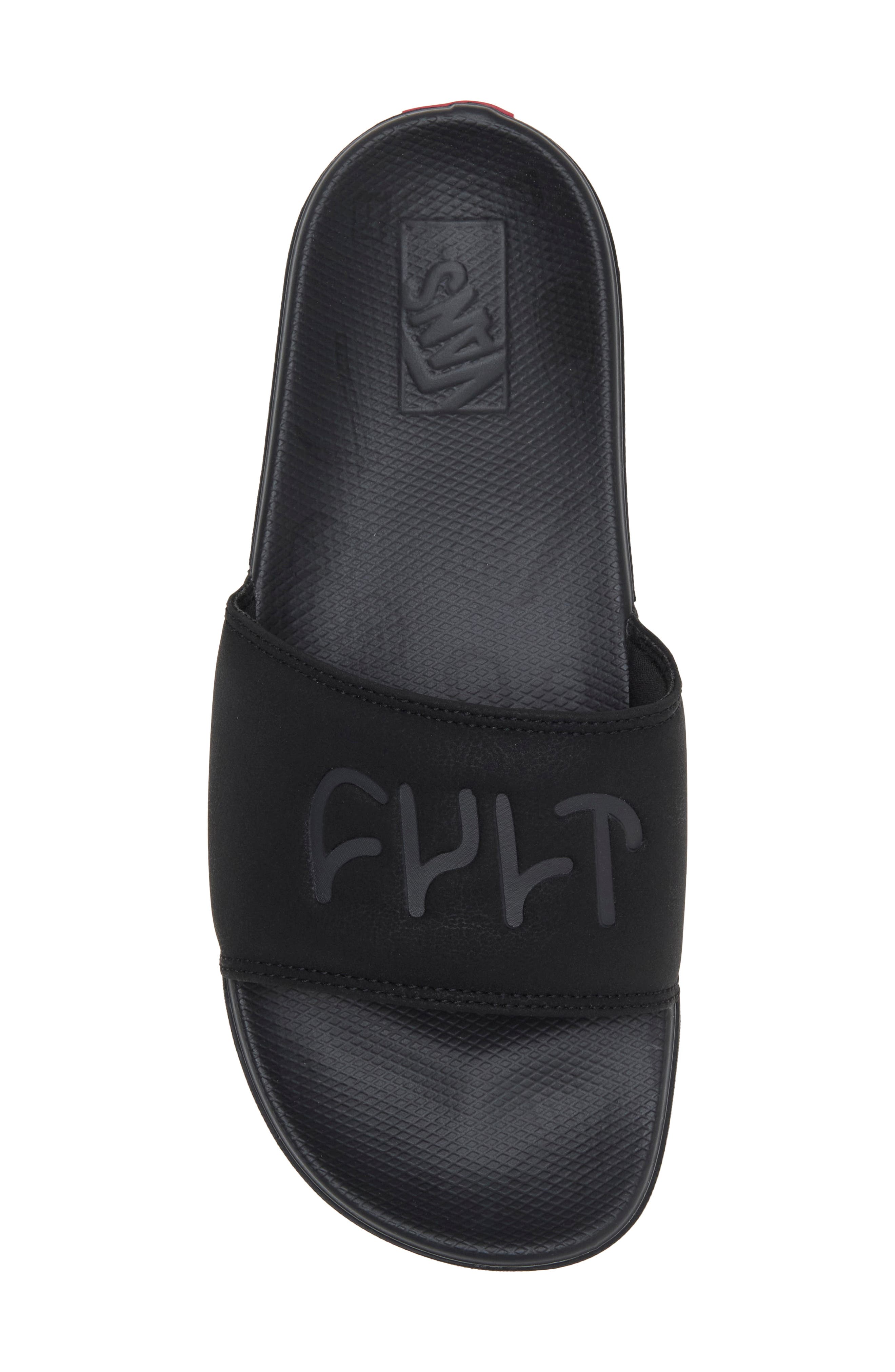 La Costa Slide Sandal, Alternate, color, BLACK/ GREY