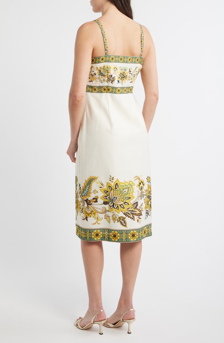 Elie Tahari The Annalise Sleeveless Maxi Dress, Alternate, color, Sunray Floral Print