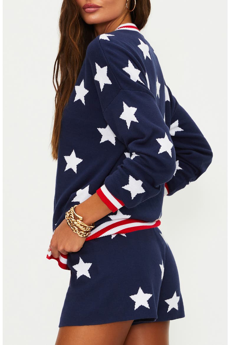 Cal Stars & Stripes Cotton Cover-Up Sweatshirt, Alternate, color, TWILIGHT STARS