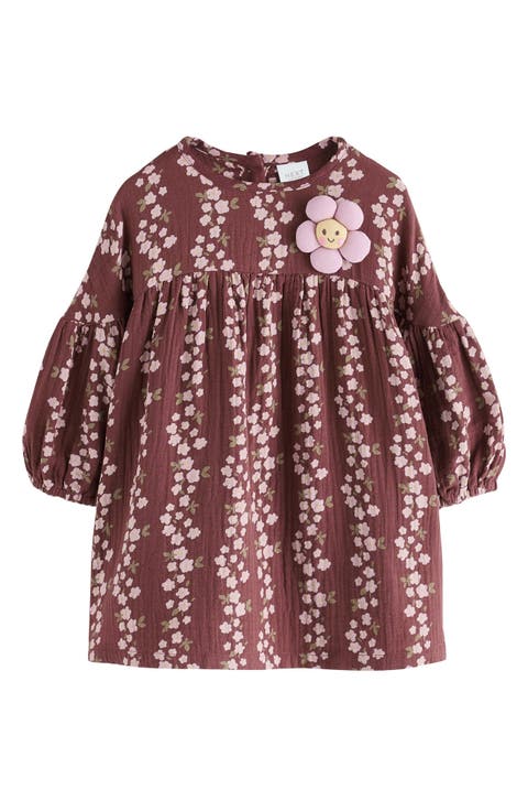 Kids' Floral Cotton Dress