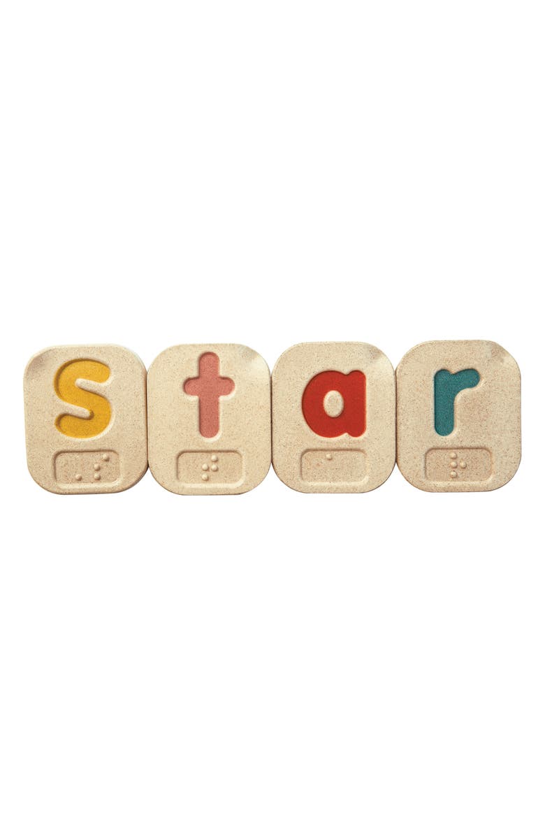 PlanToys<sup>®</sup> Braille Alphabet Blocks, Main, color, Assorted