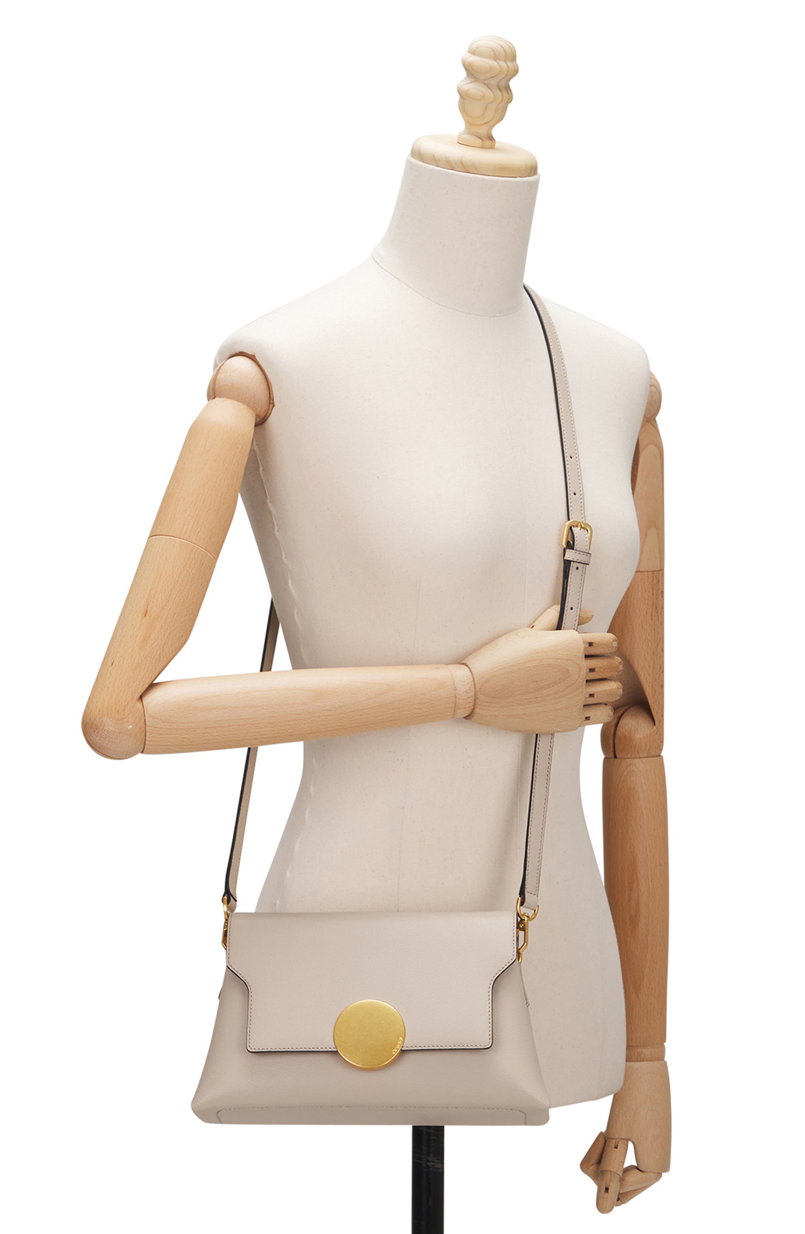 Lottie Flap Crossbody Bag, Alternate, color, CREAM