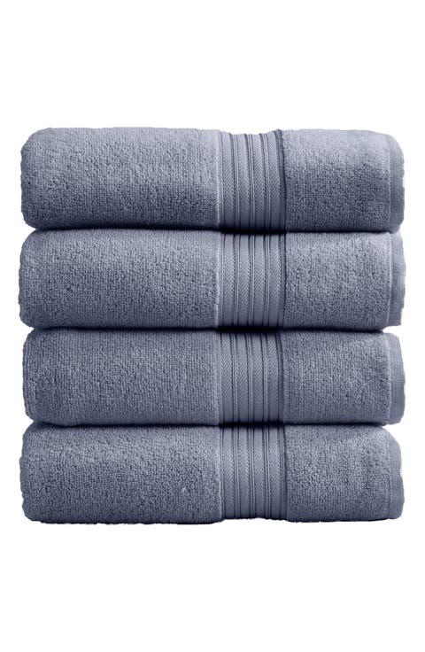 Quick-Dry Cotton 4-Pack Bath Towel Set