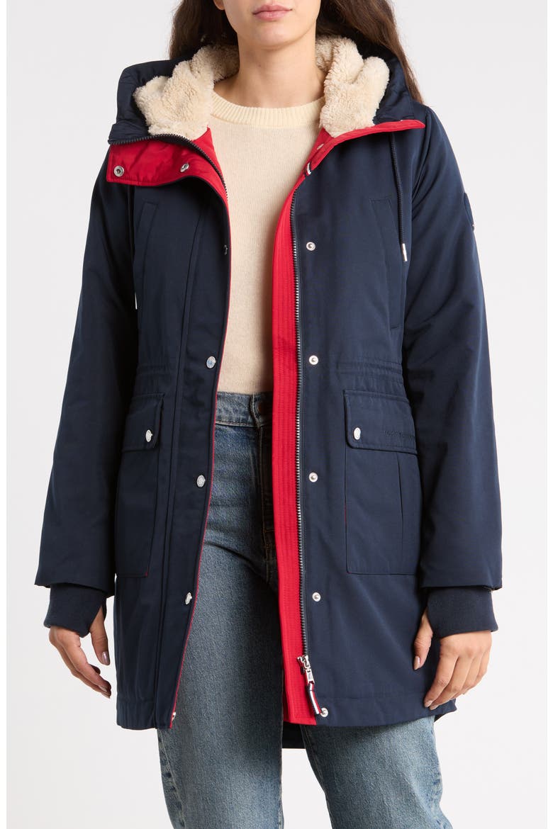 Cargo Pocket Parka, Alternate, color, NAVY