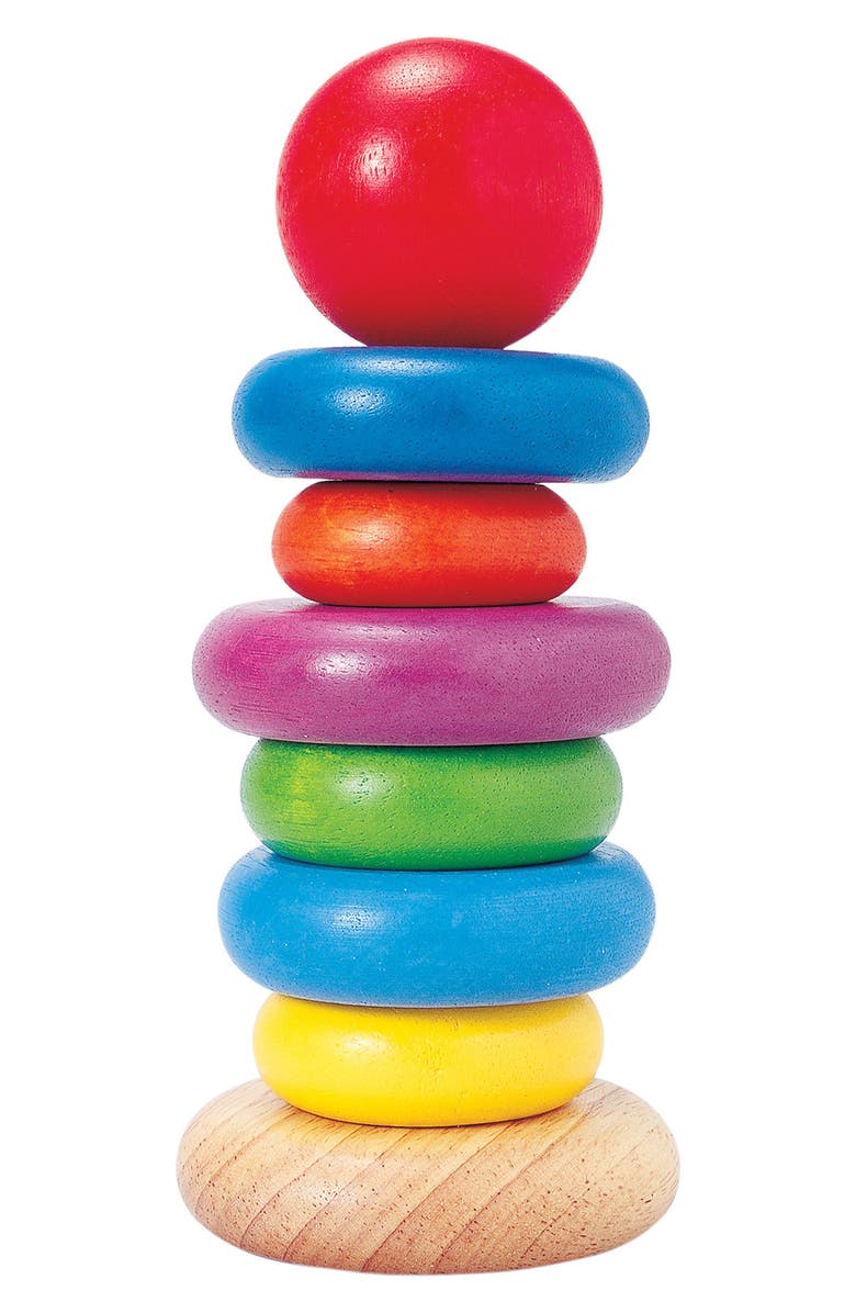 PlanToys<sup>®</sup> Stacking Ring Playset, Alternate, color, Assorted