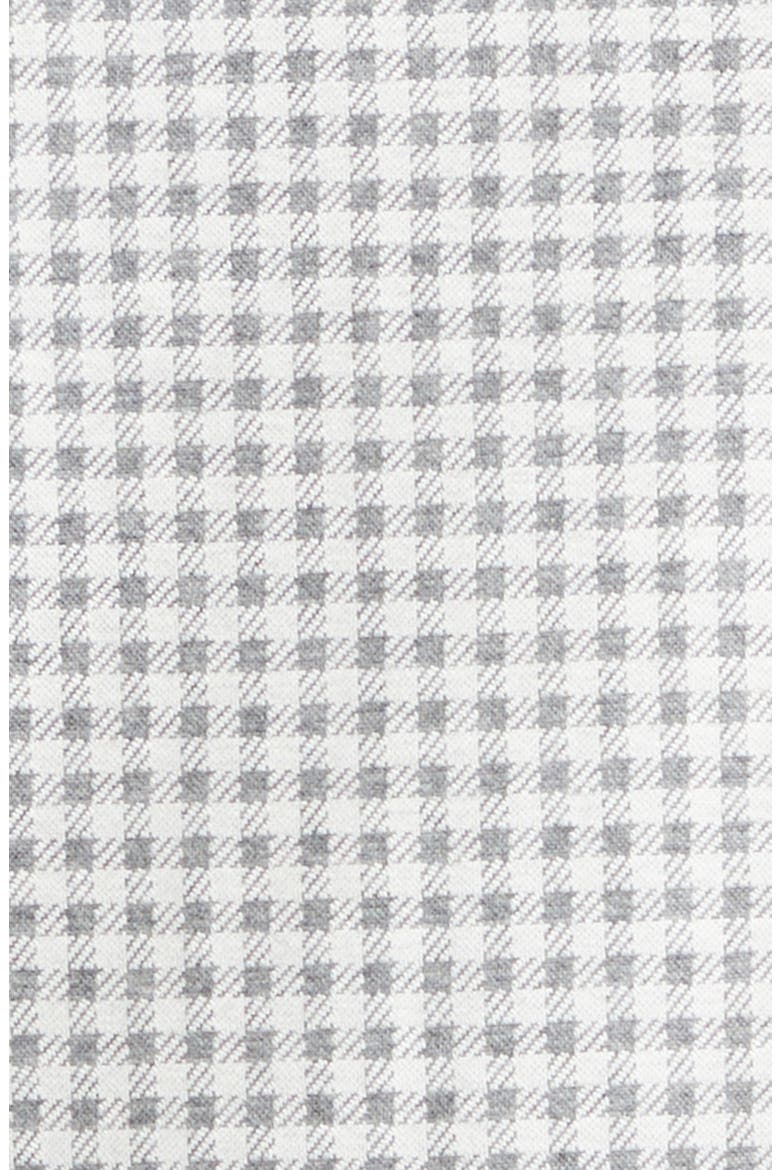 Check Silk & Cotton Button-Up Overshirt, Alternate, color, WHITE