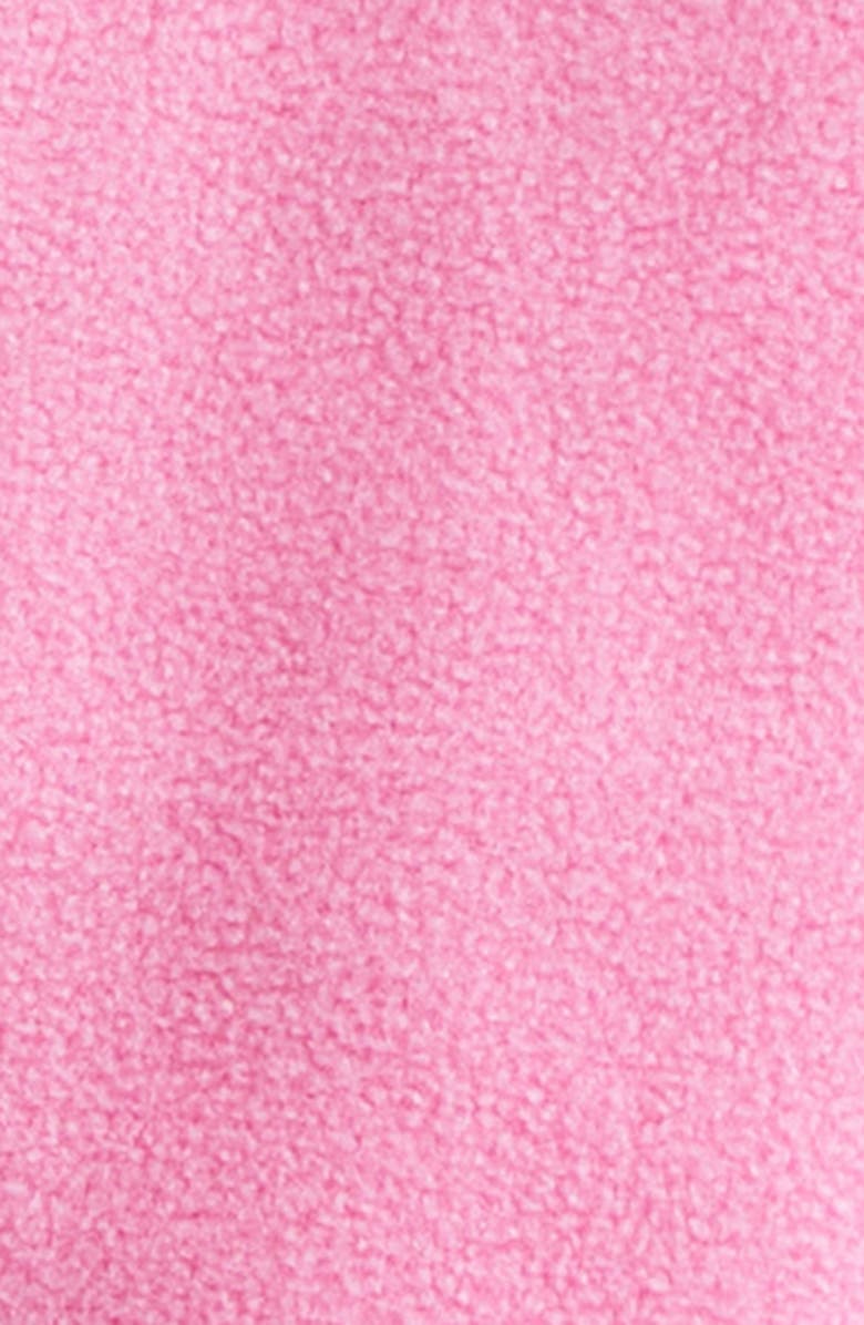 Sandy Liang Lilbean Polar Fleece Quarter Zip Pullover, Alternate, color, Pink