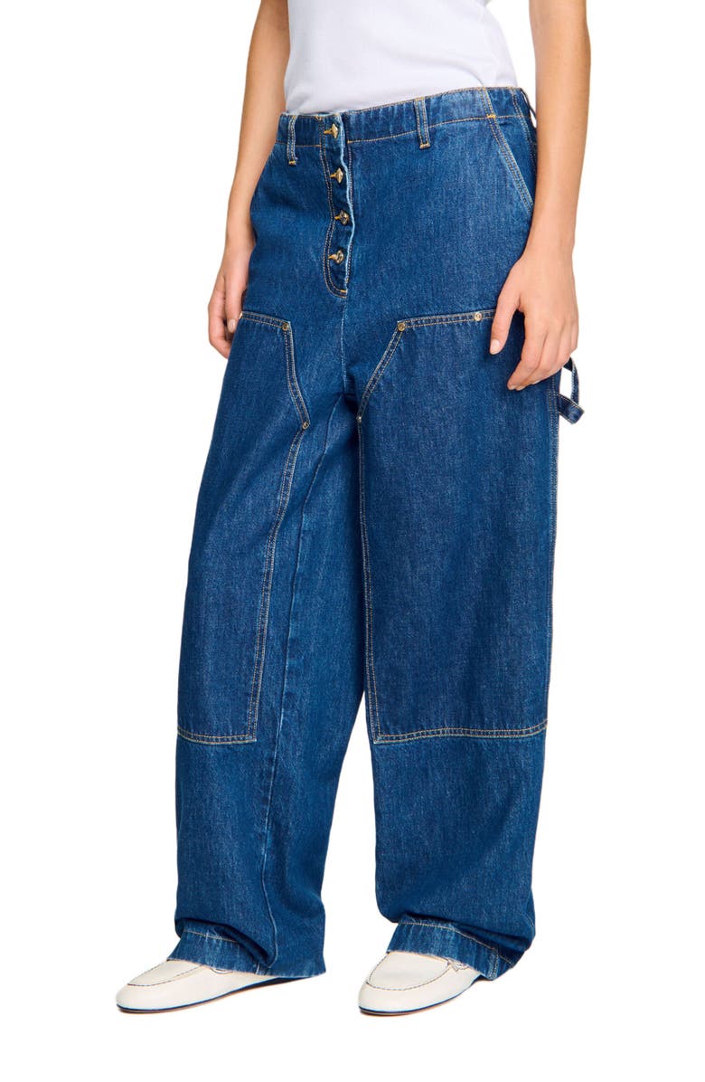 SANDRO Carpenter jeans, Main, color, 