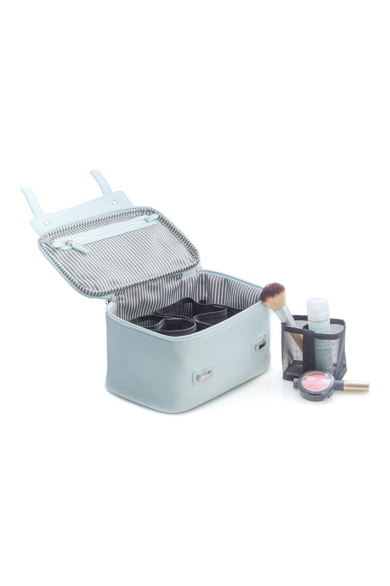 Travel Makeup Case, Alternate, color, BLUE