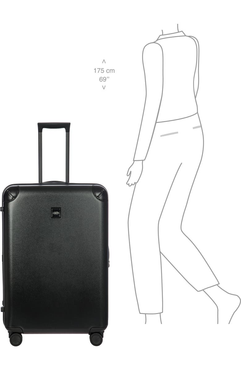 Bric's Amalfi 30" Spinner Suitcase, Alternate, color, Black/ Black