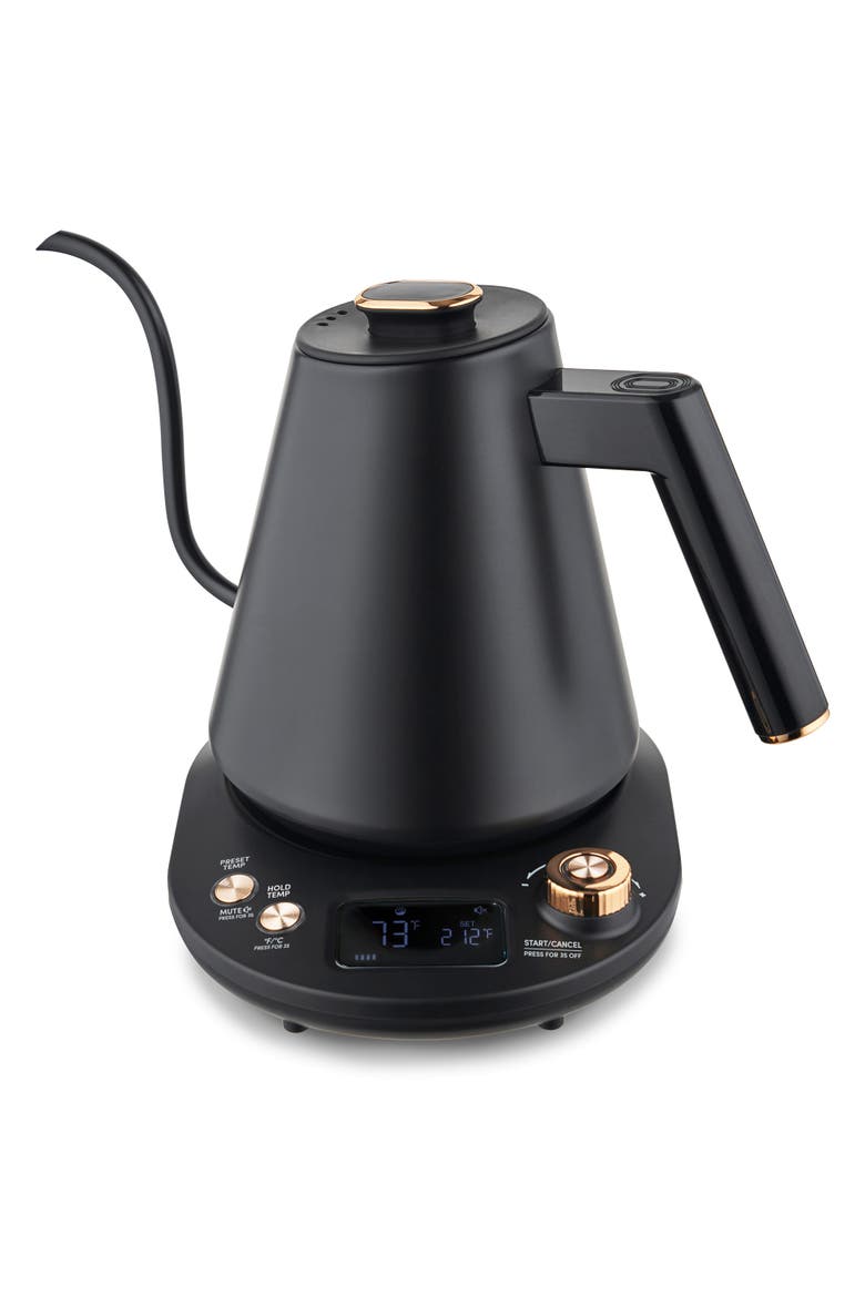 1 L Digital Gooseneck Kettle with Temperature Control, Main, color, Stainless Steel