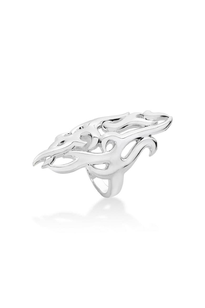 Elements Full Air Ring, Main, color, Sterling Silver