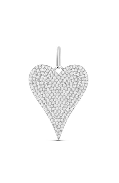 Pavé Heart Charm