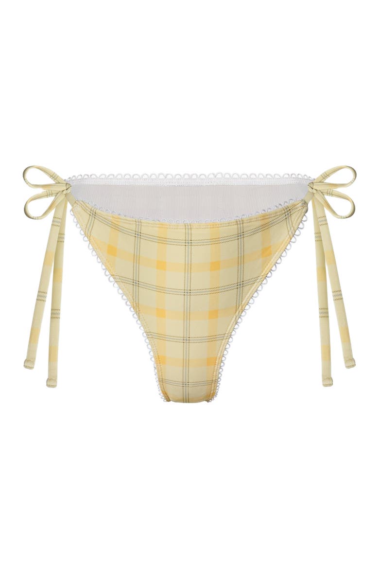 Bikini Bottom, Alternate, color, Yellow Plaid