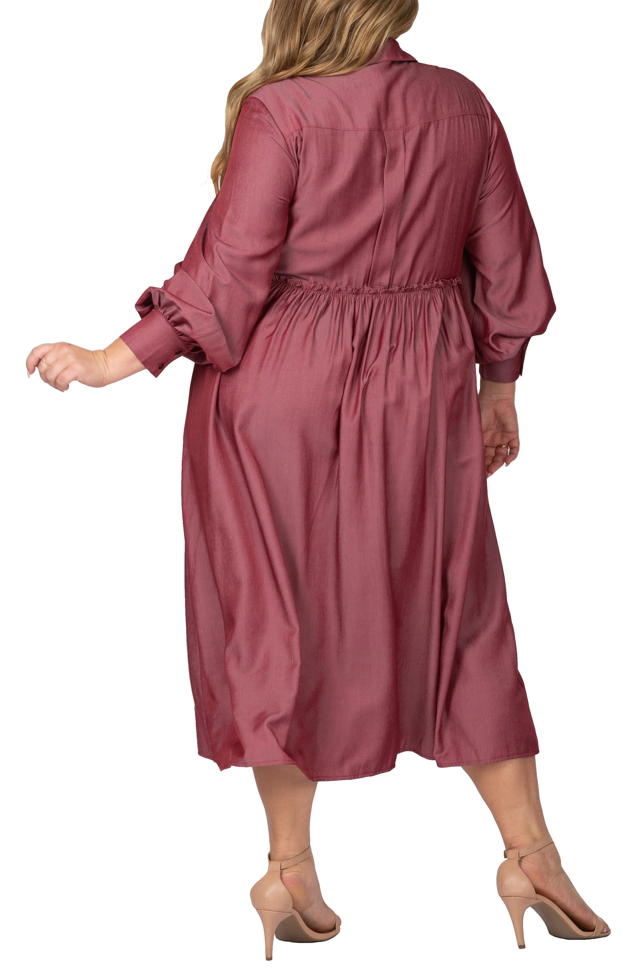 Button Front Shirtdress - image 4