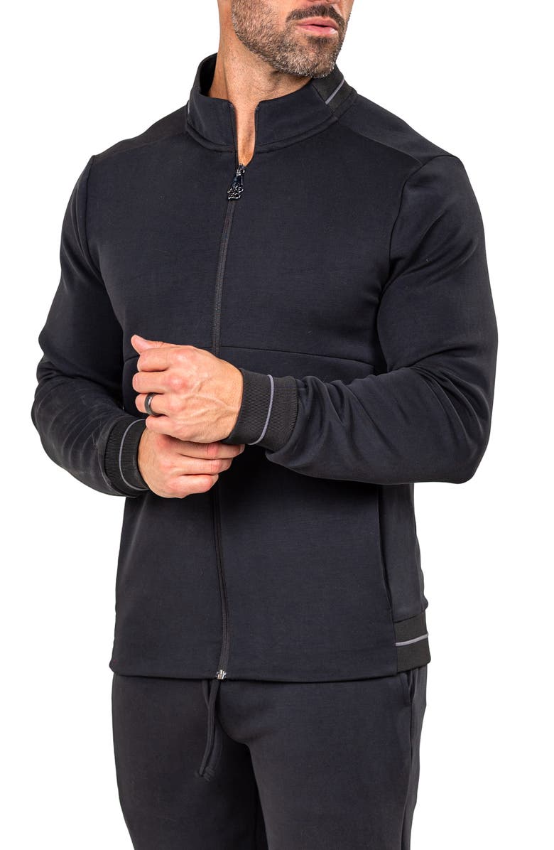 Maceoo Marthyr0005 Black Zip Sweatshirt, Alternate, color, Black