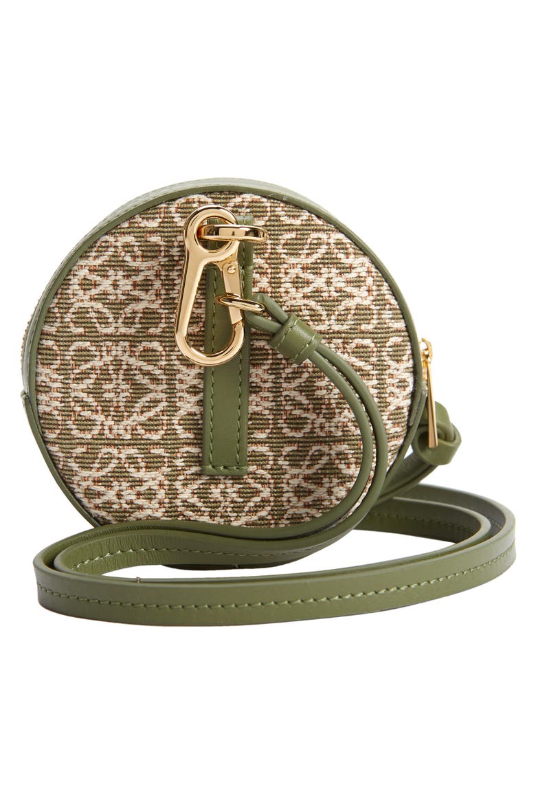 Cookie Anagram Jacquard Pouch, Alternate, color, GREEN/ AVOCADO GREEN