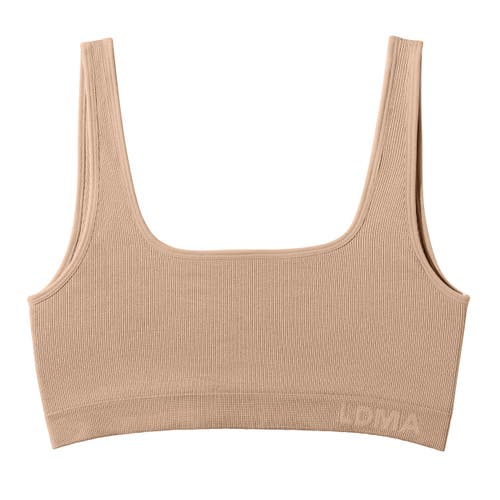 Ldma High Sculpt Bra Rib In Dusty Nude