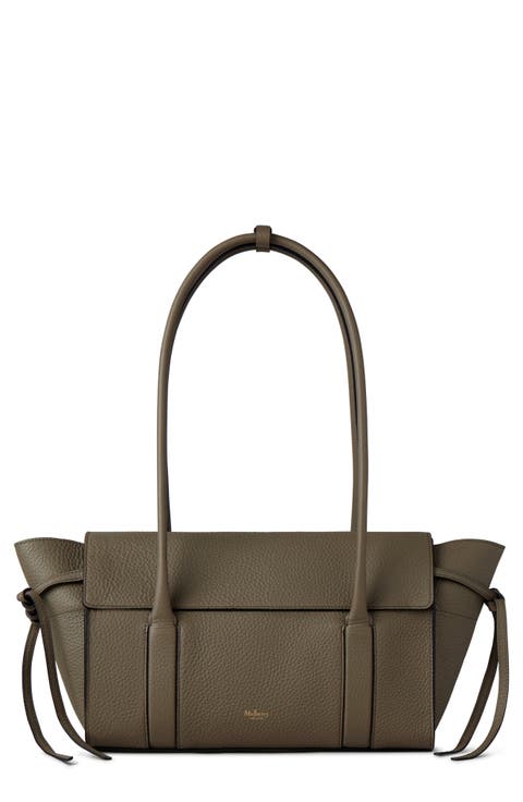 ショルダーバッグ・ポシェット MULBERRY SMALL SOFT BAYSWATER BAG Mulberry | Small Soft Bayswater | Night Sky Heavy Grain | Women