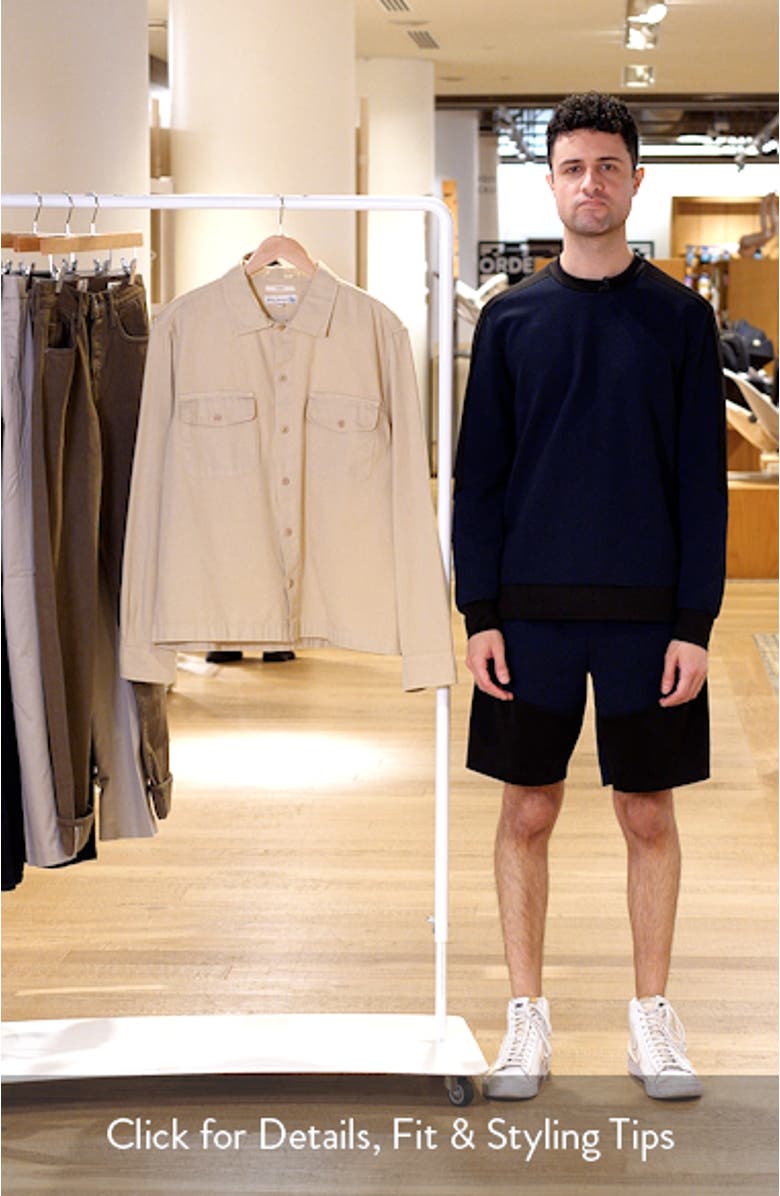 Organic Cotton Twill Shirt Jacket, sales video thumbnail