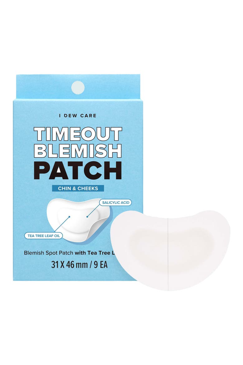 Timeout Blemish Patch Chin & Cheeks, Main, color, CLEAR