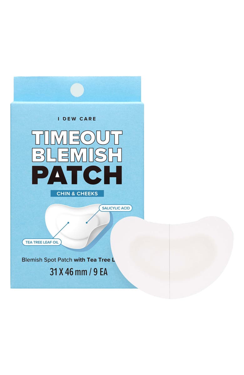 I DEW CARE Timeout Blemish Patch Chin & Cheeks, Main, color, Clear