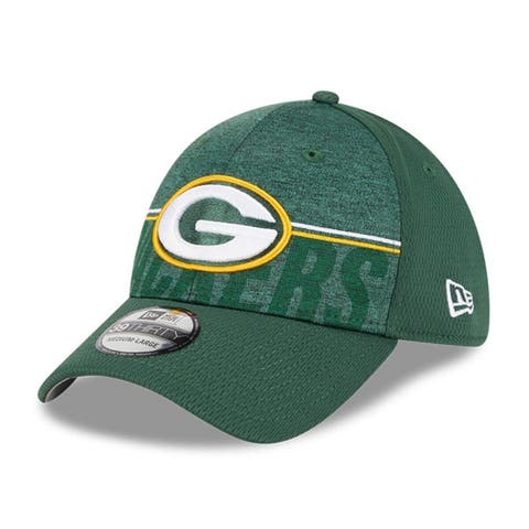 Men's New Era Green Green Bay Packers 2023 NFL Training Camp 39THIRTY Flex Fit Hat